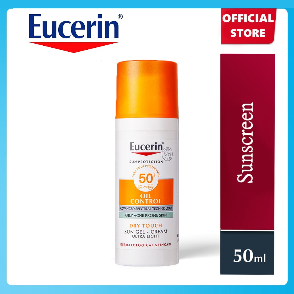 Eucerin gel-cream oil control dry touch spf 50+ 50ml 1.7fl.oz