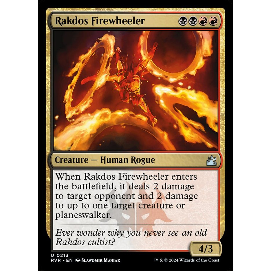 MTG Magic: The Gathering - Rakdos Firewheeler | Shopee Philippines