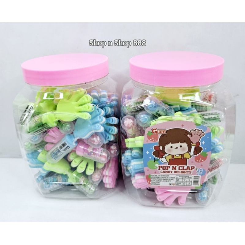 Pop and Clap Candy !!! 30pcs/Jar | Shopee Philippines