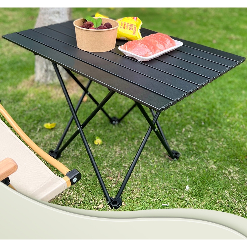 KSL Outdoor Camping Barbecue Table Aluminum Alloy Egg Roll Table High