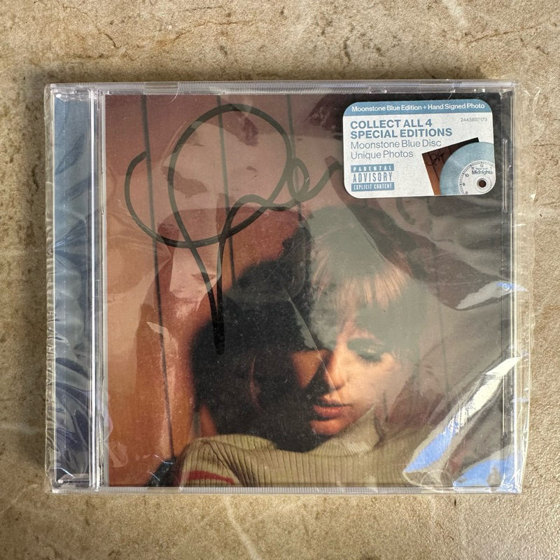 [SIGNED] Taylor Swift - Midnights (Moonstone Blue Edition) | Shopee ...