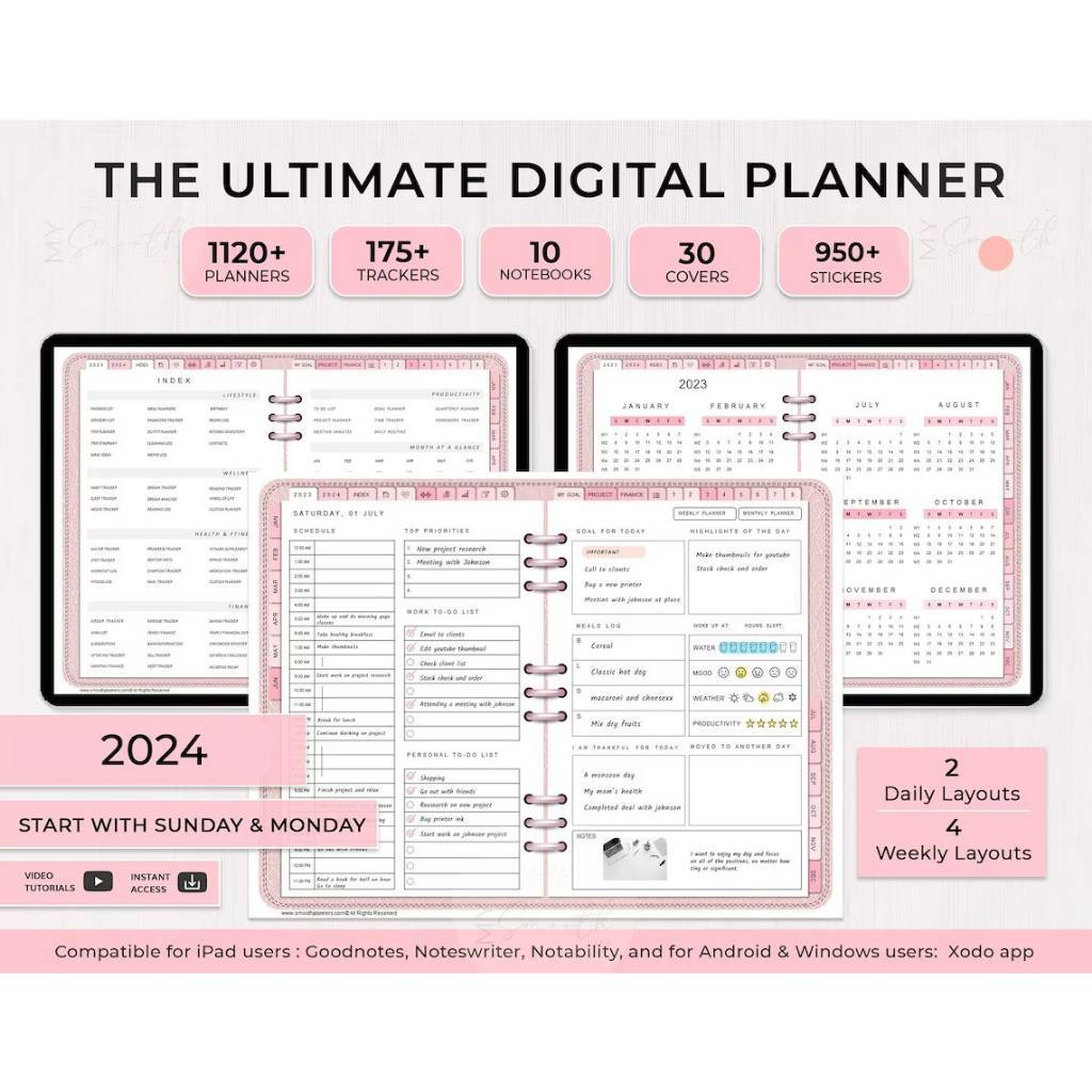 2025 Digital Planner, Digital Planner for iPad & Android, GoodNotes ...