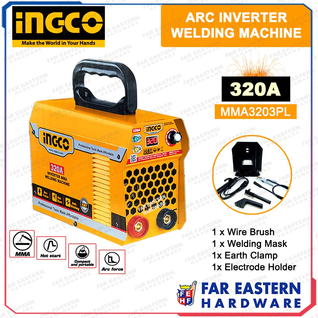 INGCO Arc Inverter Welding Machine IGBT 320A MMA3203PL INSUP Shopee Philippines