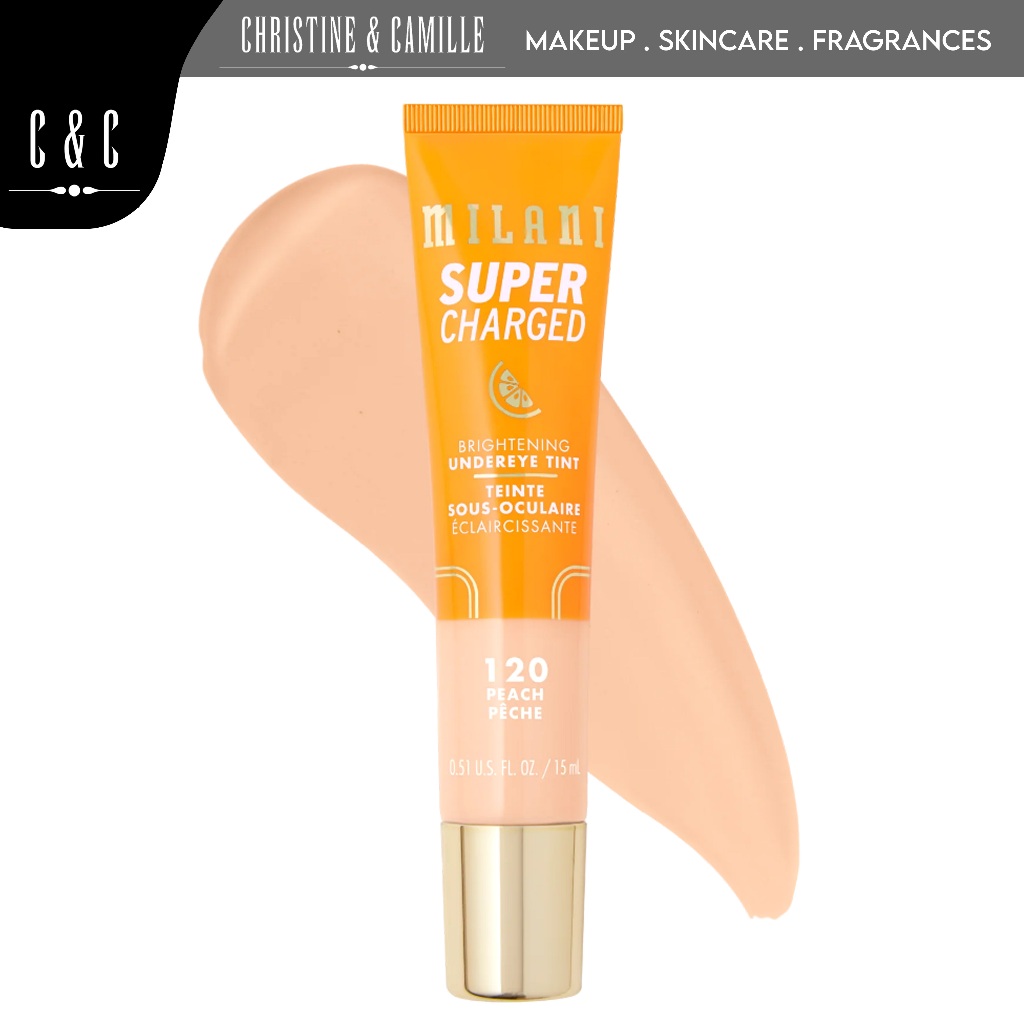 Milani Supercharged Brightening Undereye Tint 15ml 120 PEACH Color Corrects & illuminates