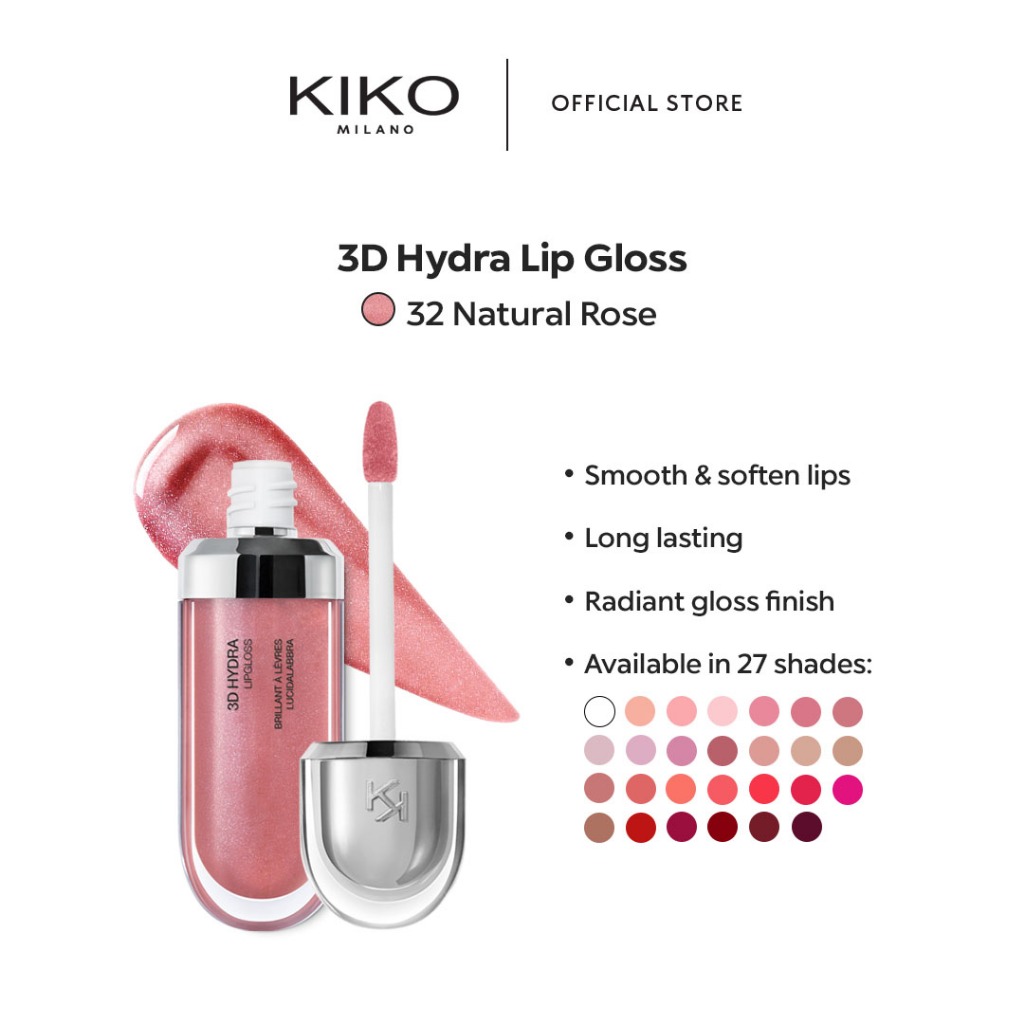 KIKO Milano 3D Hydra Lipgloss Shopee Philippines