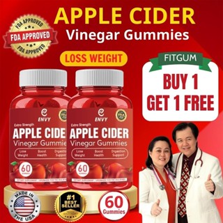 ENVY Apple Cider Vinegar Gummies Original For Weight Loss Apple