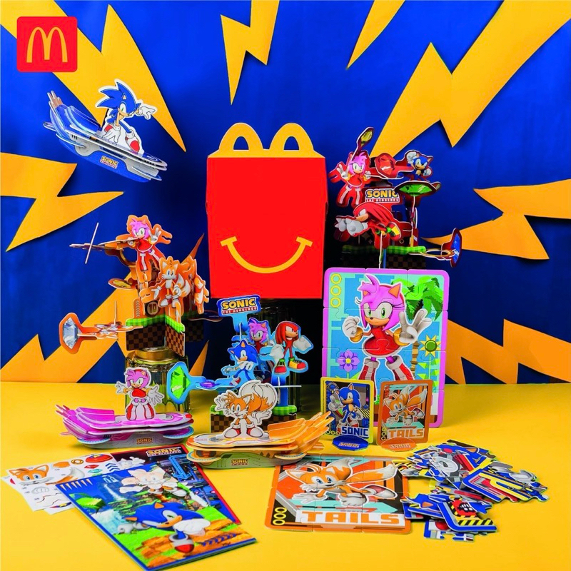 Sonic the Hedgehog Mcdo toys 2024 Happy meal Shopee Philippines