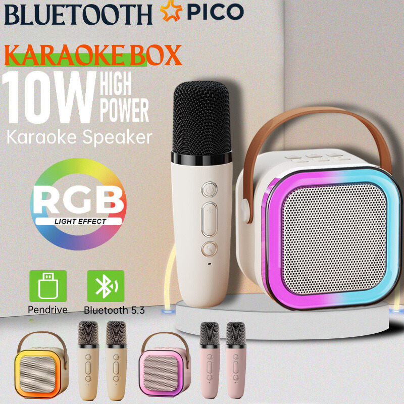 PICO Karaoke Bluetooth Speaker With Microphone Bluetooth Karaoke