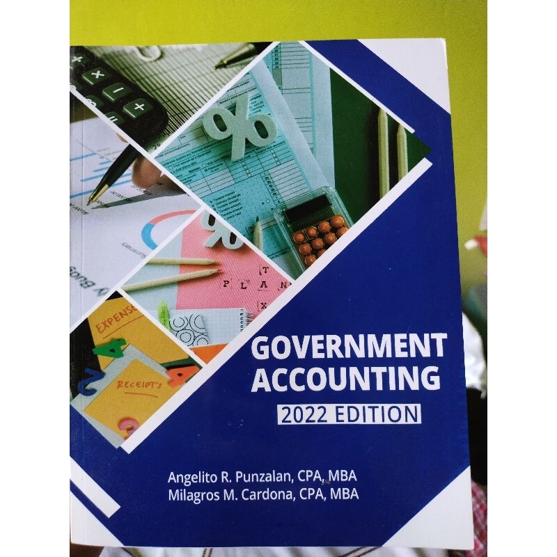 AUTHENTIC Government Accounting by Punzalan and Cardona 2022 Edition