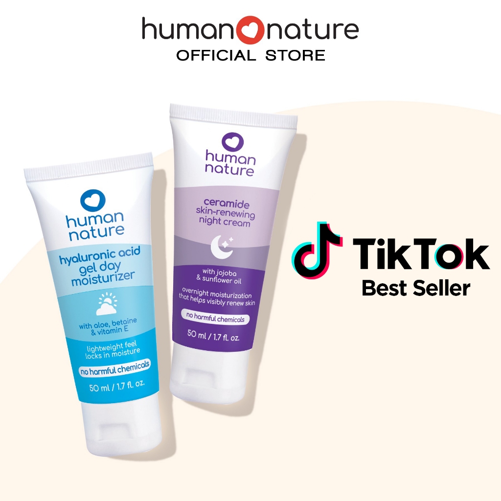 Human Nature Moisture Duo (Hyaluronic Acid Gel Day Moisturizer