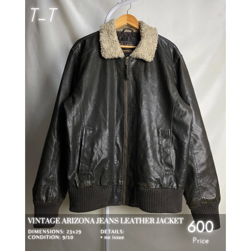 Arizona jeans outlet leather jacket