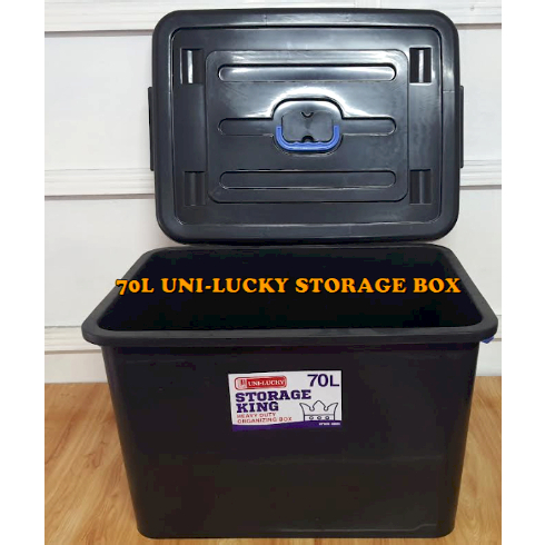 70L Storage Box High Quality & Durable Storage Box With Lock Lid ...