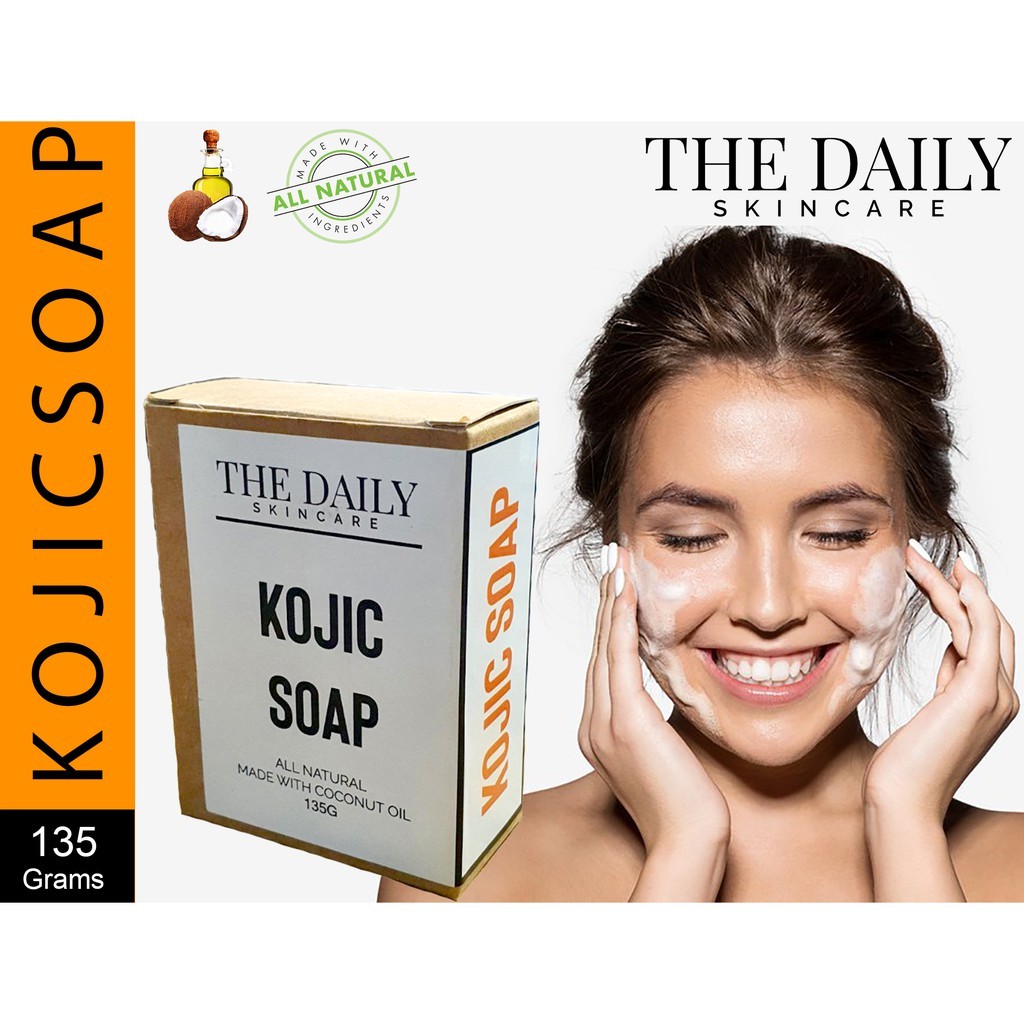 The Daily Kojic Soap 135g ORIGINAL ultra Whitening vitamins beauty ALL natural skincare korean