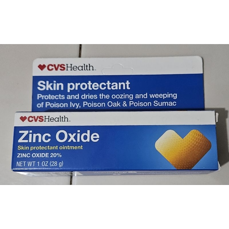 Zinc Oxide 20 Skin Protectant Ointment Cream 28 grams CVS Health
