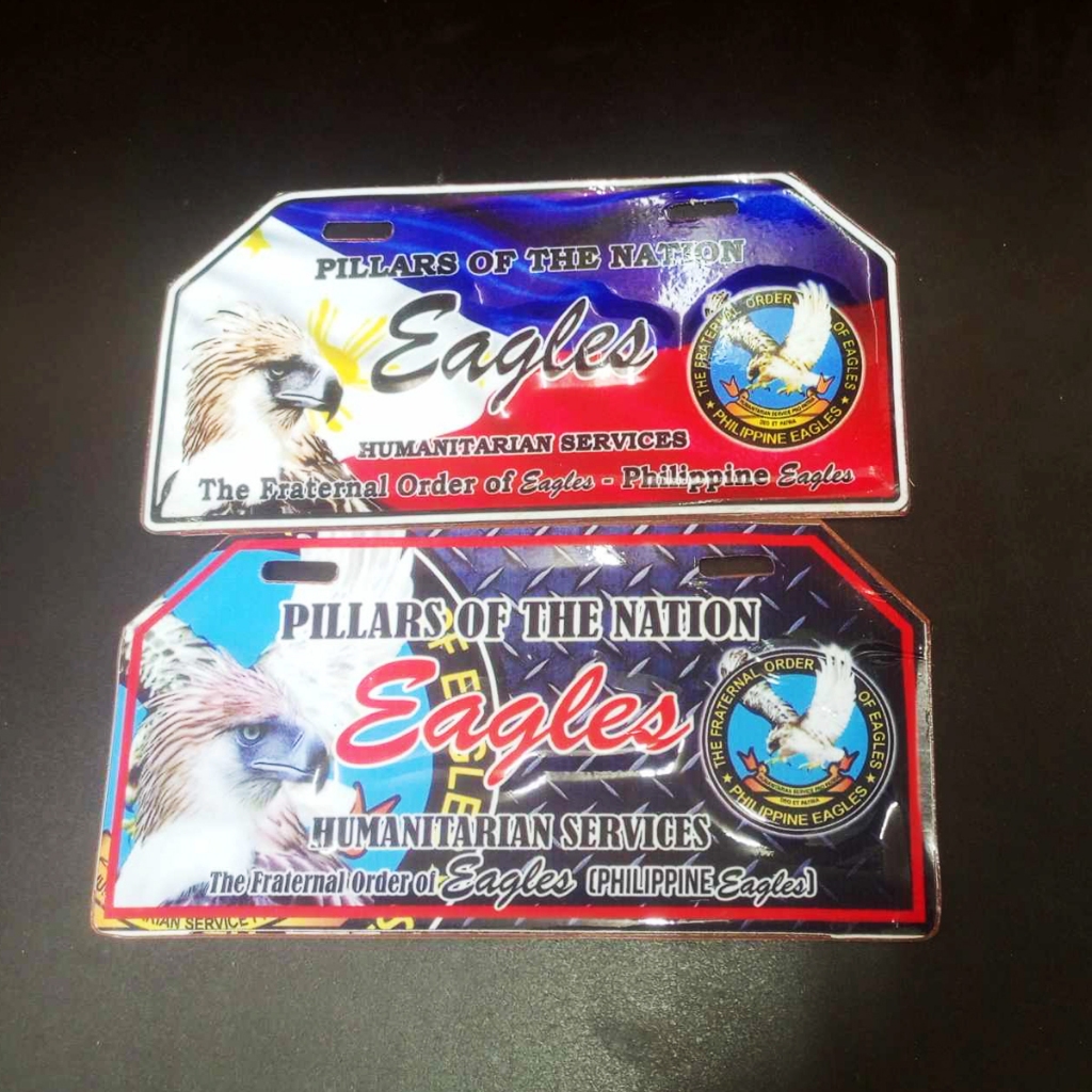 Motorcycle MC Plate The Fraternal Order of Eagles Philippine Eagles ...