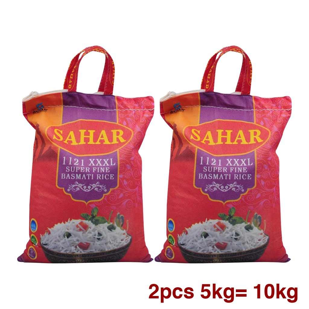 Sahar 1121 XXXL Super Fine Basmati Rice 10kilos per pack (Helps weight