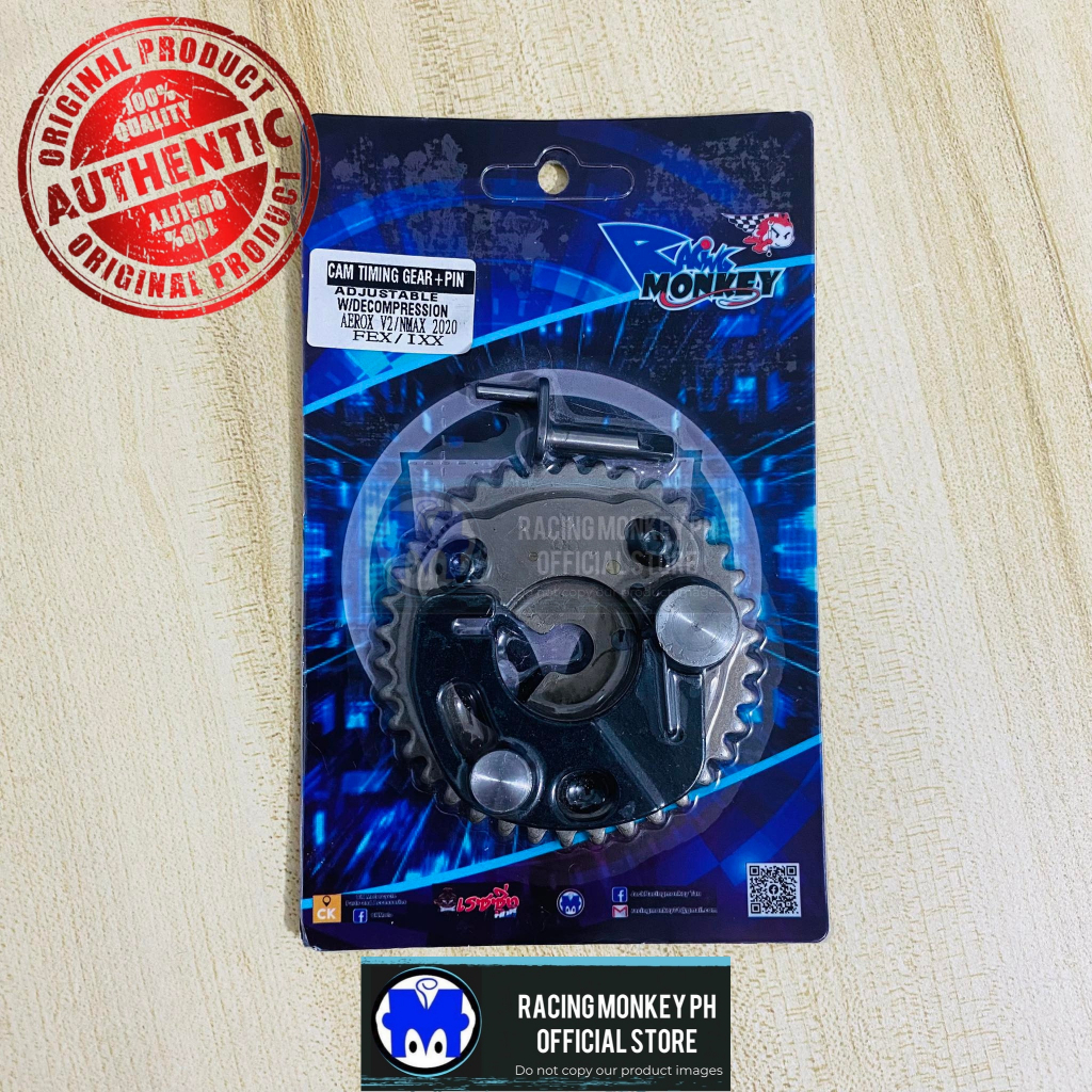 Cam Timing Gear Adjustable w/ Decompression + Pin (Nmax 2020/Aerox V2 ...