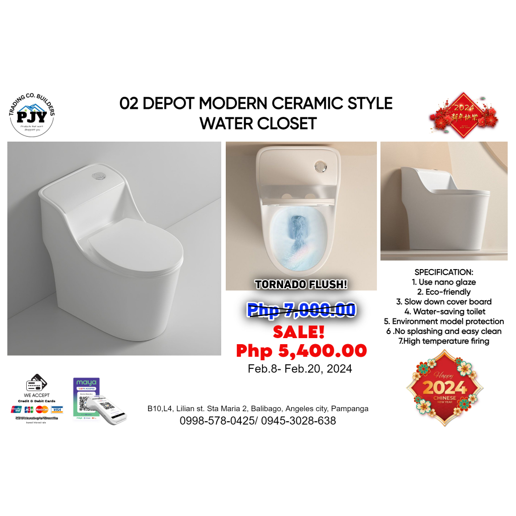 Full Ceramic Water Saving High quality Toilet Bowl Set with Seat Cover