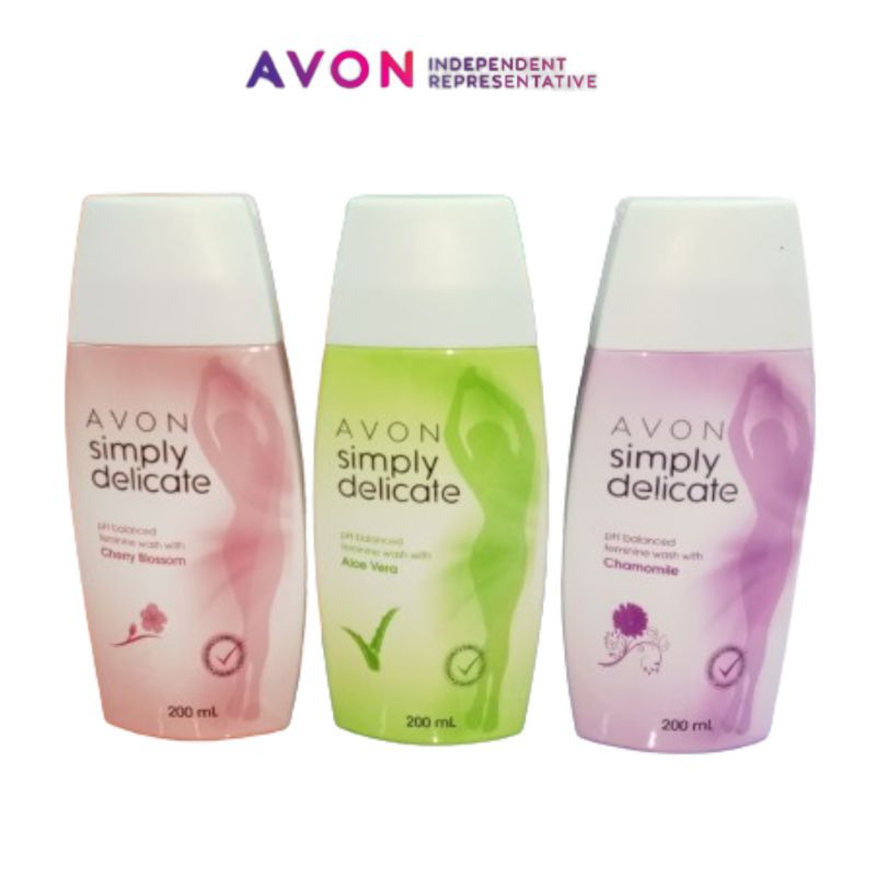 AVON SIMPLY DELICATE FEMININE WASH 200ML | Shopee Philippines