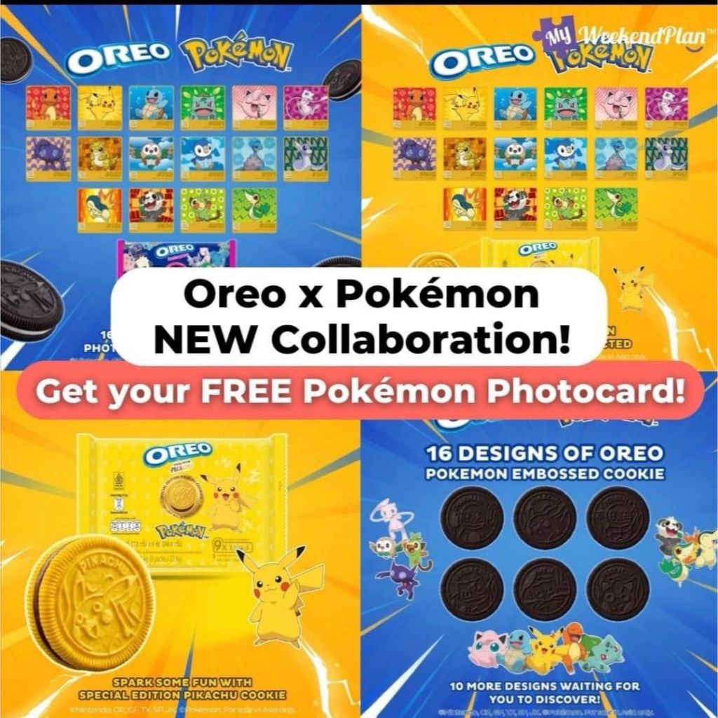 Oreo x Pokemon Photocards | Shopee Philippines