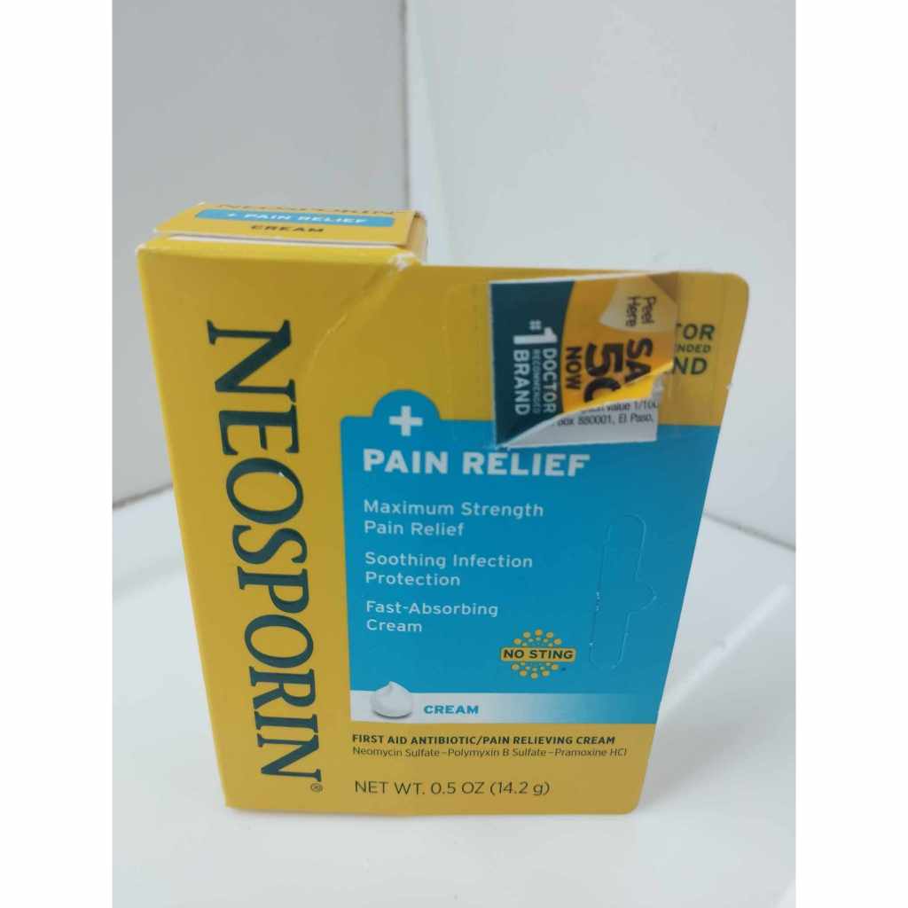 NEOSPORIN FIRST AID ANTIBIOTIC/PAIN RELIEVING WT. 0.5oz/14.2g