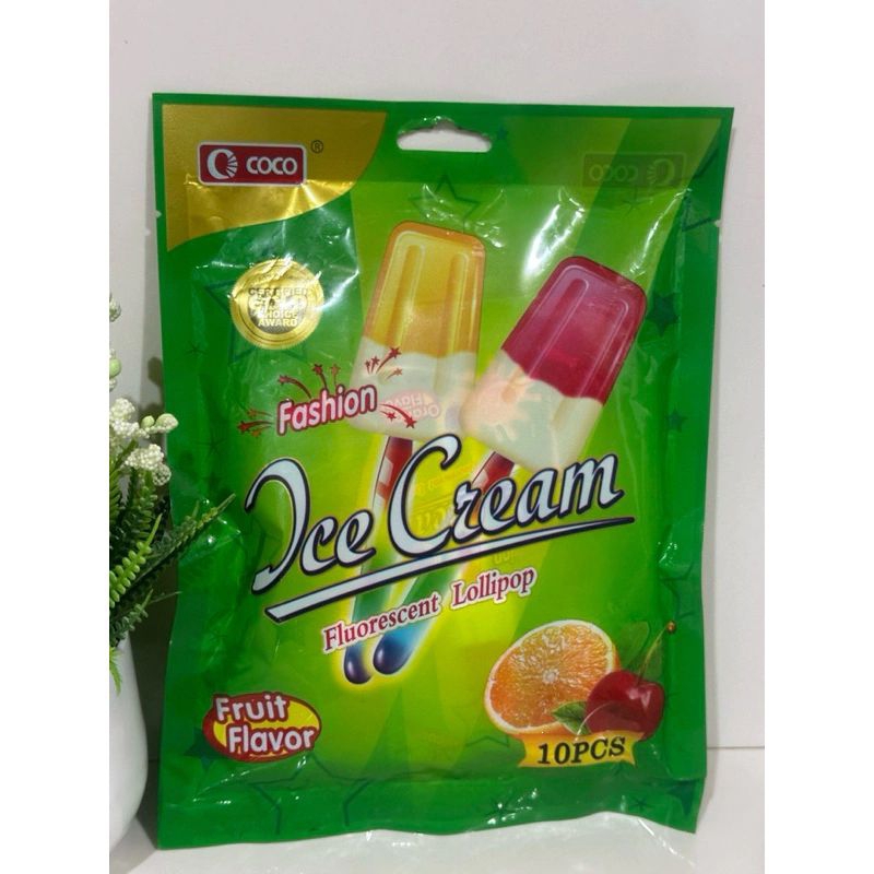 Coco Ice Cream Flourescent Lollipop 10pcs | Shopee Philippines