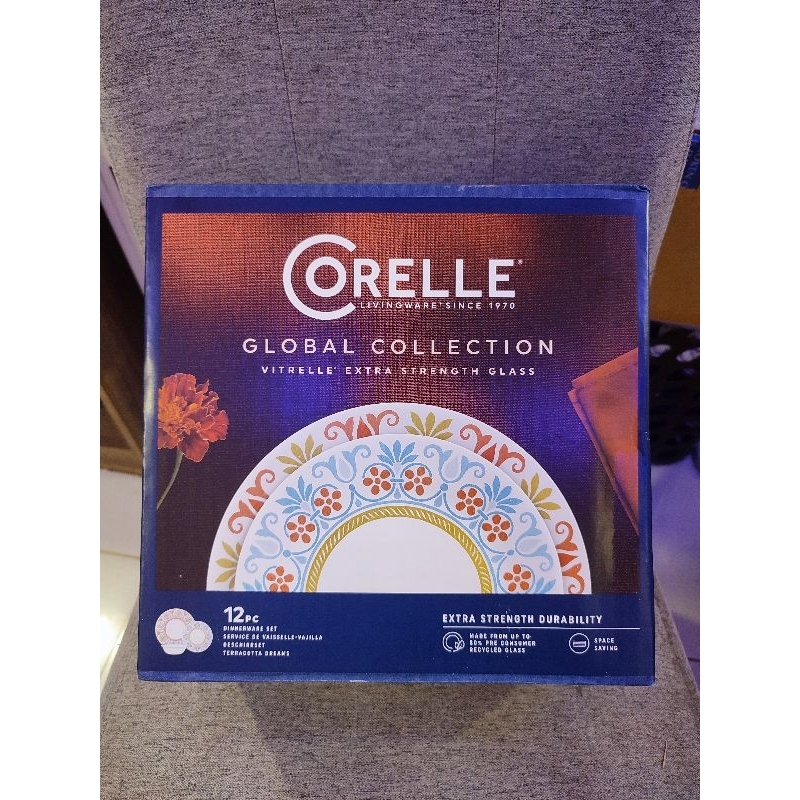 Corelle Terracotta Dreams 12pc Dinnerware set{Imported from Australia