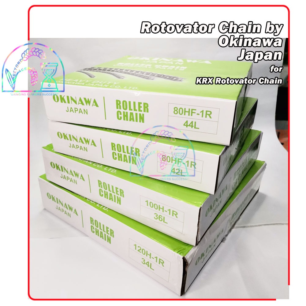 Rotary Chain 120 34links for KRX Rotovator Kubota 5018 by Okinawa Japan ...