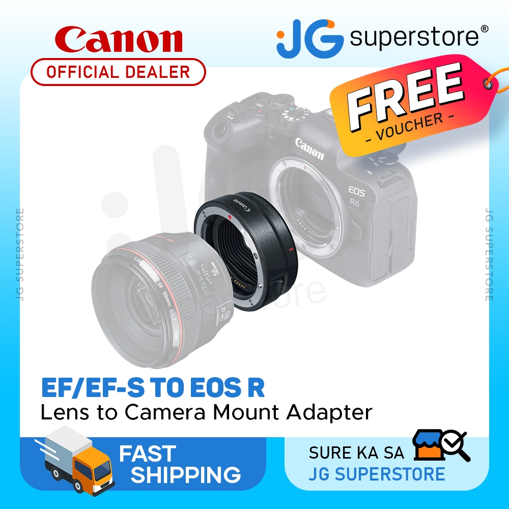 Canon EF-EOS R Mount Adapter for Canon EF / EF-S Lens to RF EOS R ...