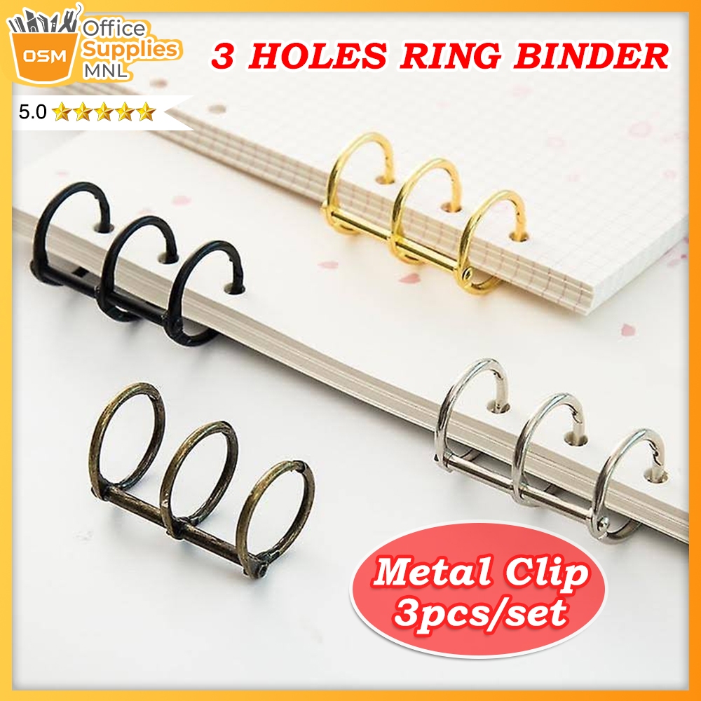 10Pcs Metal Split Ring Binding Loop Hook O Ring Hinged Book Binder DIY  Accessory