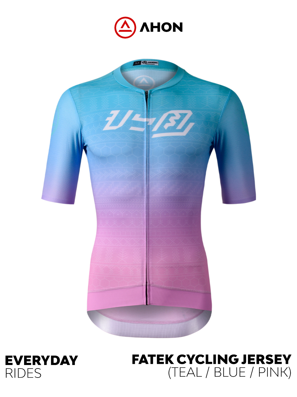 Ahon Classic Cycling Jersey - Fatek (pink/teal/blue) | Shopee Philippines