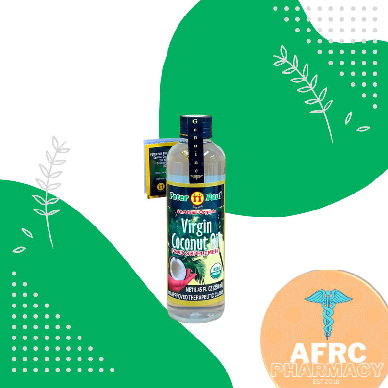 Organic Virgin Coconut Oil 250ml VCO Peter Paul | Shopee Philippines