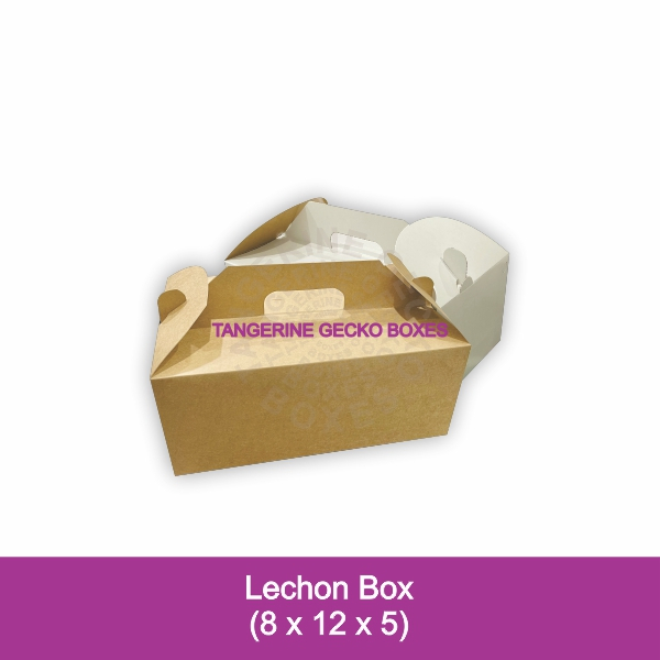 LECHON BOX 8 x 12 x 5 (Laminated Inside) | Shopee Philippines