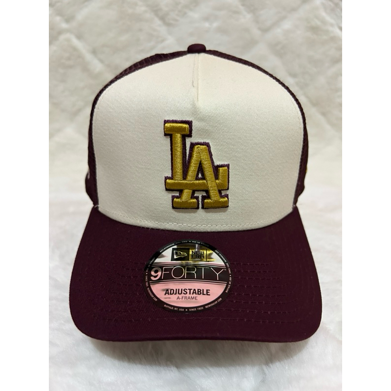 NEWERA 9FORTY AFRAME MLB LOS ANGELES DODGERS (TRUCKER HAT) | Shopee ...