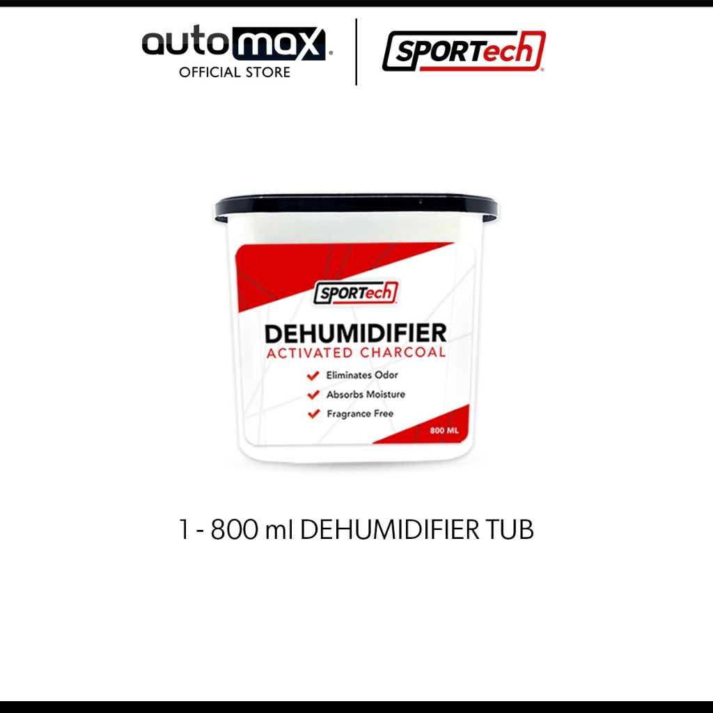 SPORTech Disposable Dehumidifier Activated Charcoal Eliminates Odor