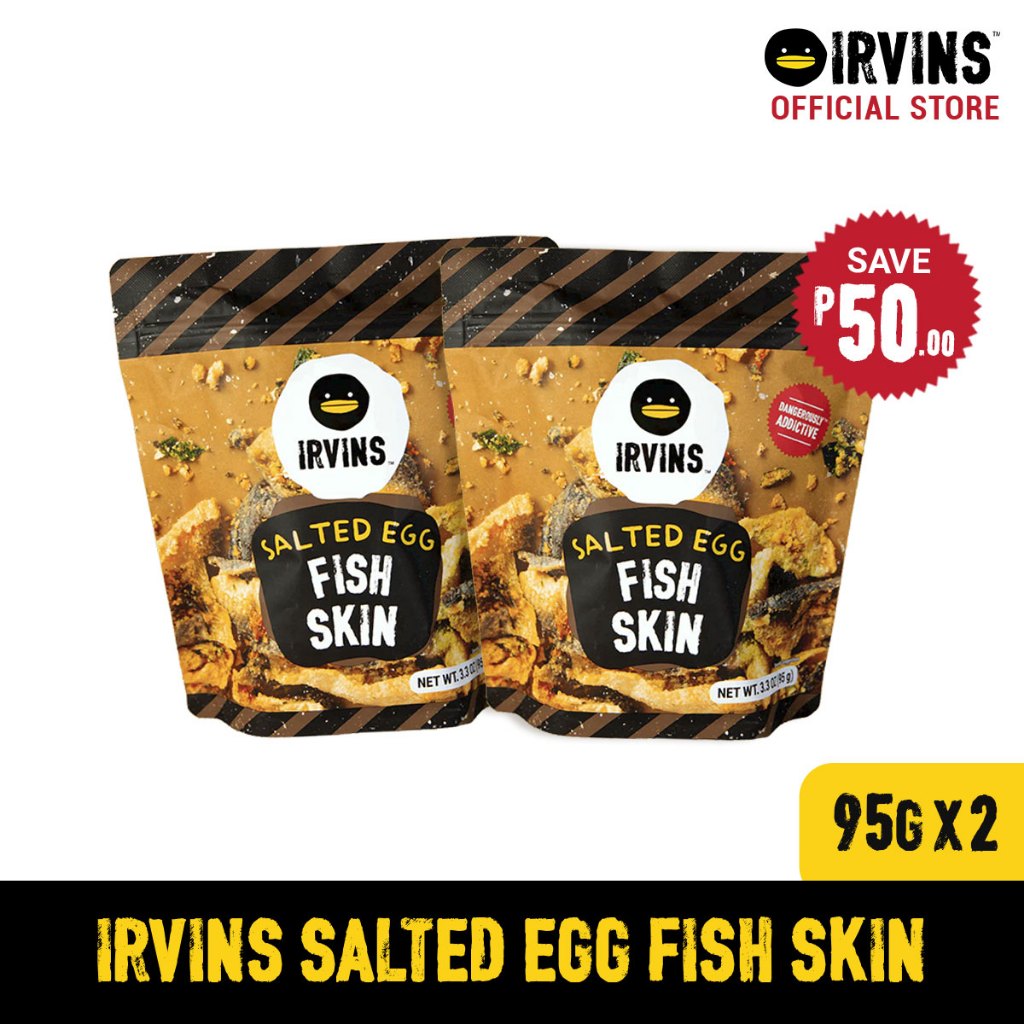 Irvins Salted Egg Fish Skin G Duo Pack Shopee Philippines