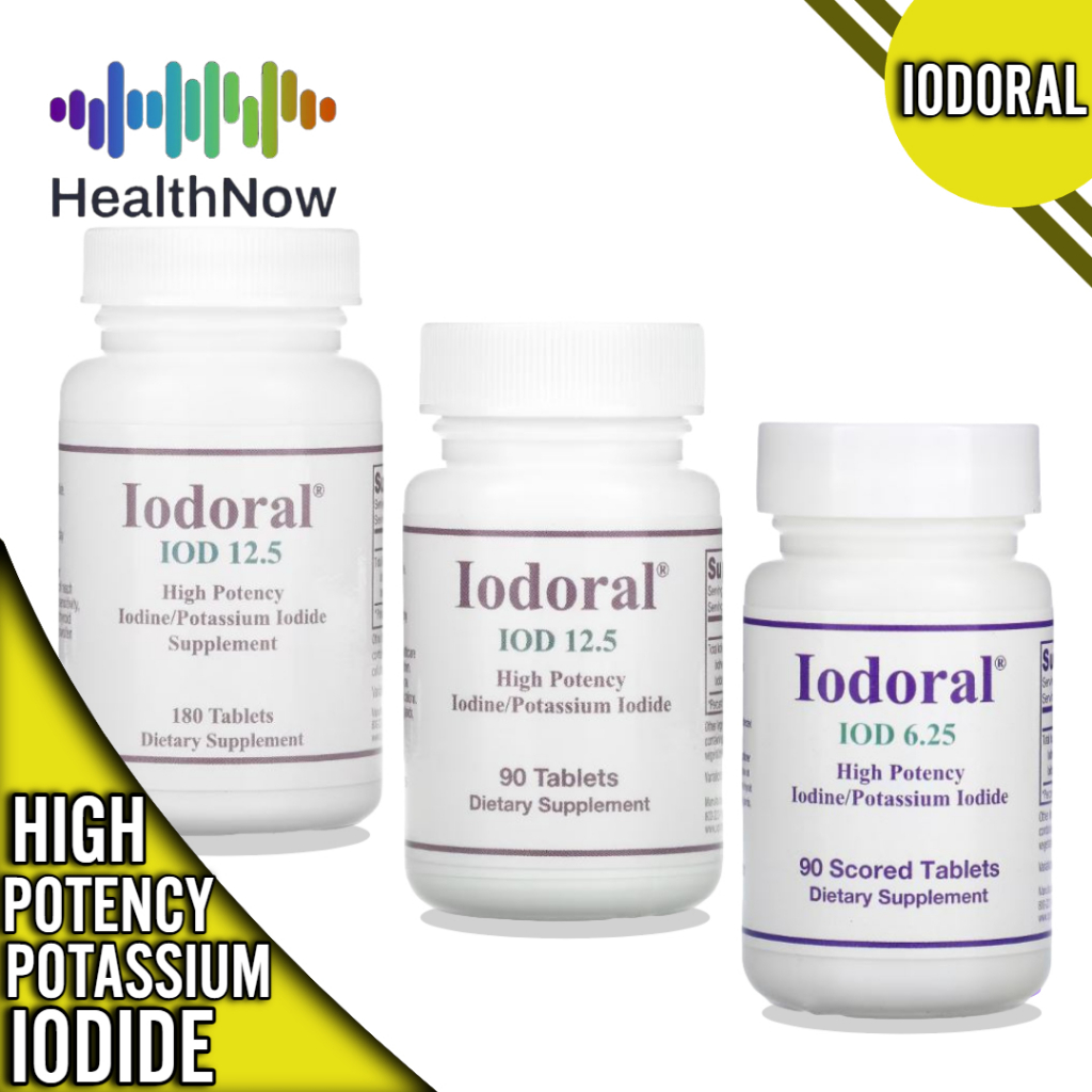 Optimox Iodoral High Potency IOD 12.5 or IOD 6.25 90 Scored Tablets or ...