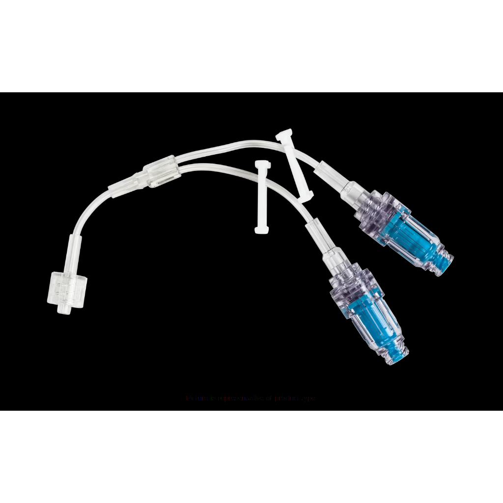 Medical Bifuse Extension Sets clear needle-free connector(s), 2 ...