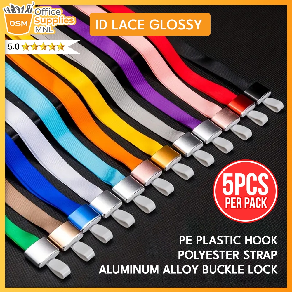 5pcs ID Lace Glossy Aluminum 1.5cm - ID Lace with aluminum casing