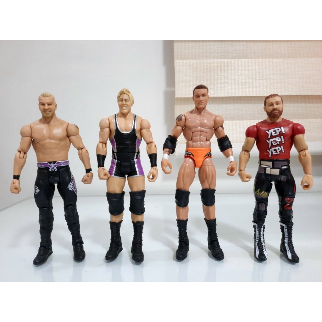 WWE Mattel Jack Swagger Christian Young Randy Orton WWE WWF action ...