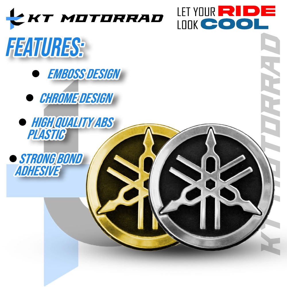 KT YAMAHA MOTORCYCLE STICKER EMBLEM HIGH QUALITY | Shopee Philippines