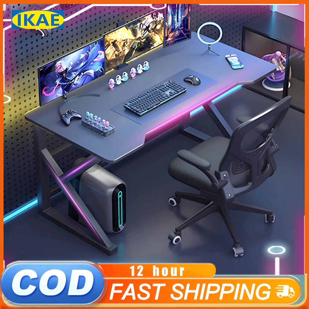 IKAE100/120/140CM Computer Desk for Desktop Game Cmputer Table Gaming ...