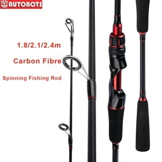 Set 1.8M Carbon Fiber Ultra Light Fishing Rod with Spinning