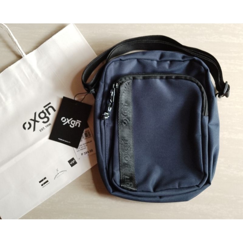 Mens Oxygen Sling bag (Navy Blue) Ready To Ship Tomorrow | Shopee ...