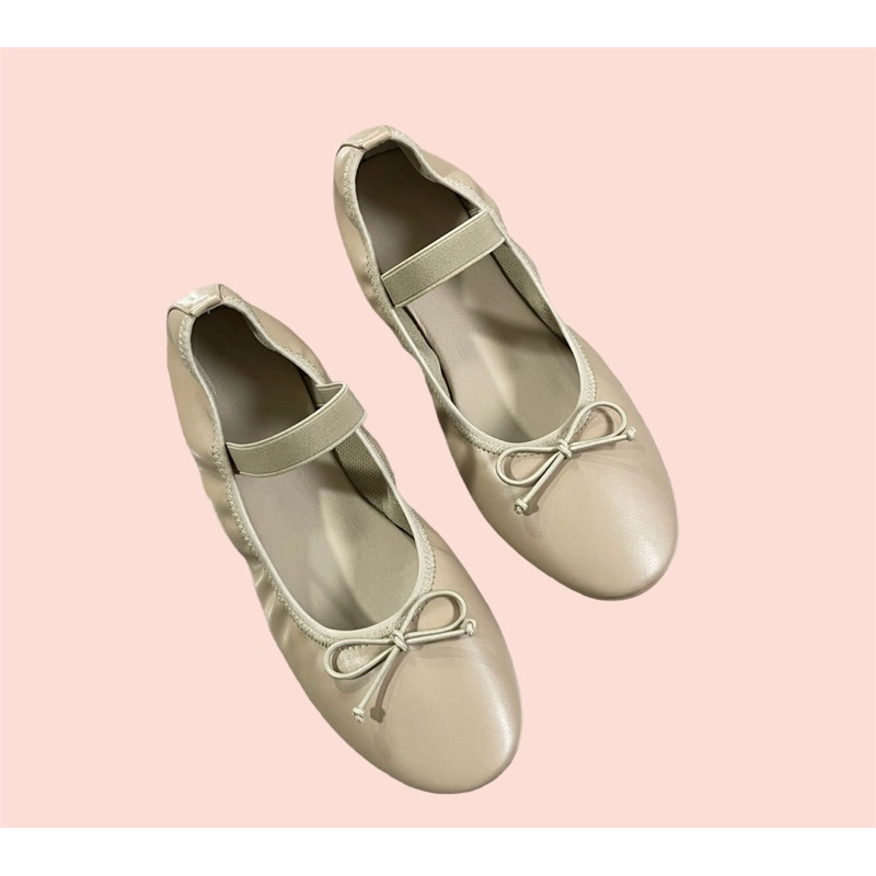 Marikina Made Mary Jane Beige Ribbon Strap - (add 1 to your actual shoe ...