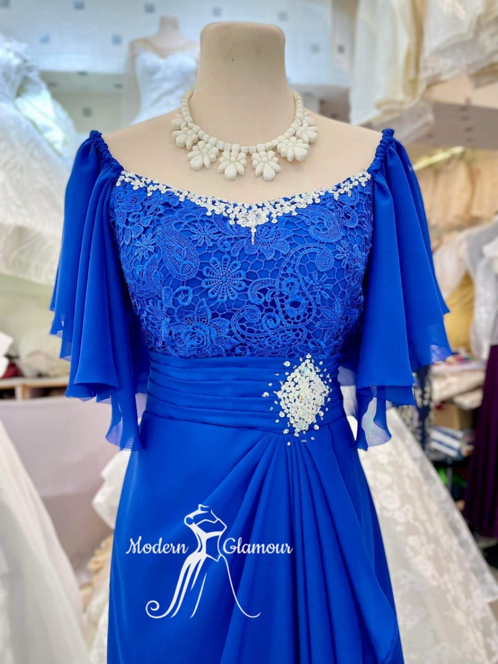 ROYAL BLUE NINANG GOWN, MOTHER OF THE BRIDE, PRINCIPAL SPONSOR GOWN ...