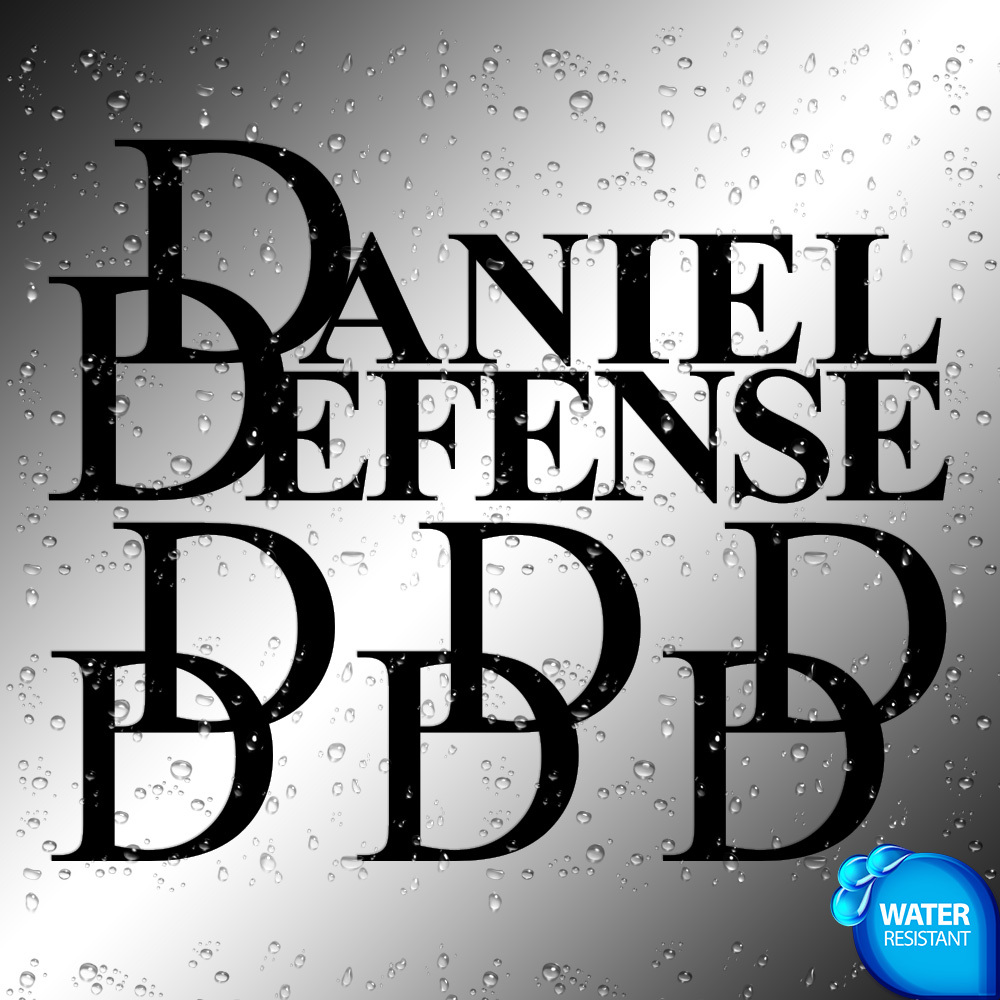 4X Daniel Defense DD Sticker Decals (not printed) weather proof ...
