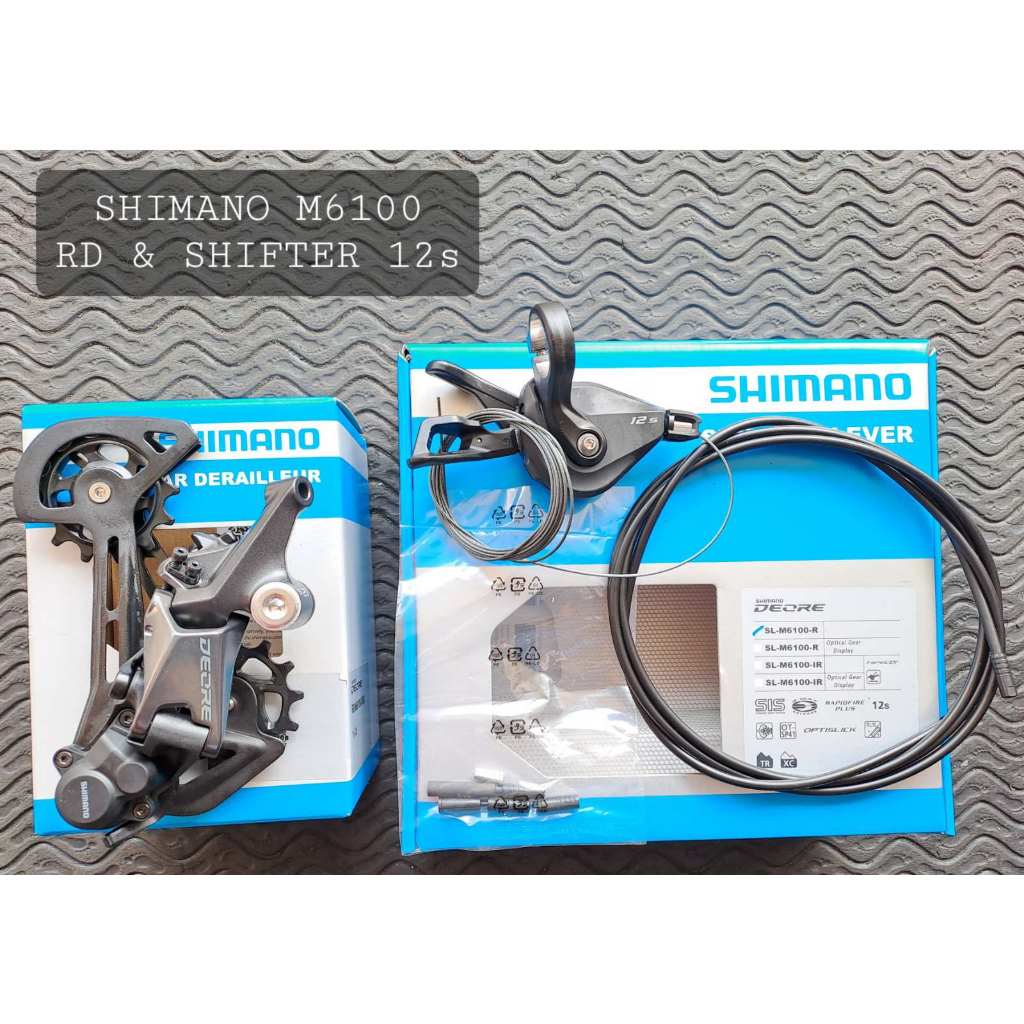 SHIMANO M6100 RD & SHIFTER w/ BOX 12s | Shopee Philippines
