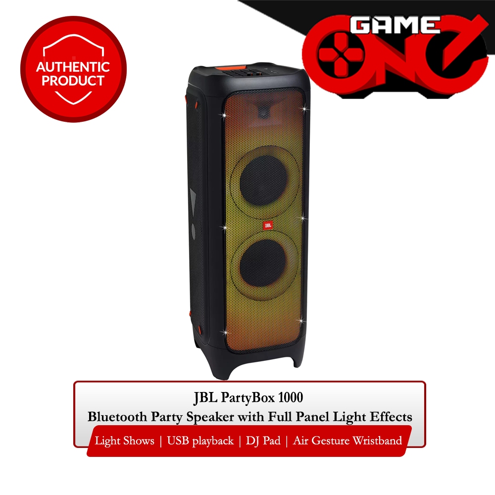 JBL PartyBox 1000 Powerful Bluetooth Party Speaker with Full Panel ...