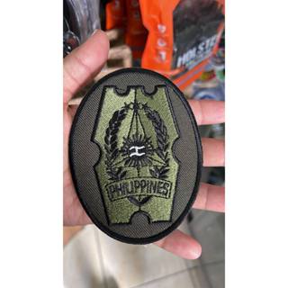 Patch logo afp green or gray with or no velcro tape | Shopee Philippines